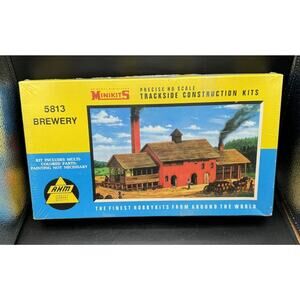 Vintage AHM Mini Kits #5813 Brewery HO Scale NIB Sealed!